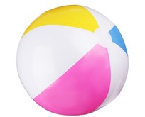INTEX Мяч пляжный 61 см. Цветные дольки . Арт. 59030NP