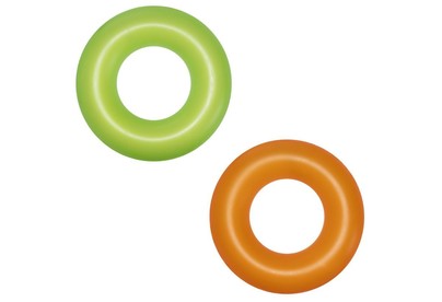 BESTWAY 36025 Круг надувной для плавания 91 см Неоновый иней