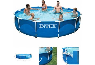 INTEX Бассейн каркасный 366х76см.+фильтрнасос . (в коробке) Арт.28212NP