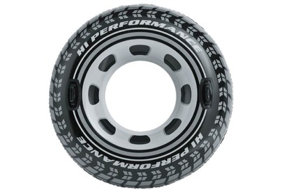 INTEX Круг надувной для плавания с ручками 114 см. Колесо . (в коробке) Арт. 56268NP