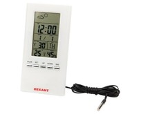 REXANT (700513) S3331SC МЕТЕОСТАНЦИЯ КОМНАТНОУЛИЧНАЯ С ПРОВОДНЫМ ДАТЧИКОМ
