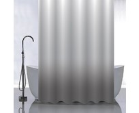 САНАКС 01101 Штора с рисунком, ПЕРЕХОД  ГРАФИТ, в ванную комнату, без колец, полиэстер 180 х180 см