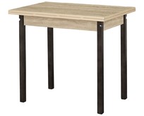 ЭЛЕГИЯ Стол обеденный раскладной ЛДСП ПН (Венге (Лак),Дуб Сонома) (1 кор.)