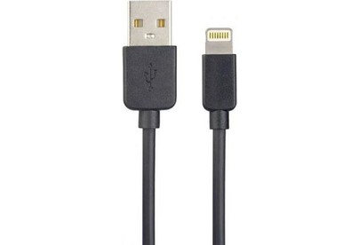 PERFEO (I4321) USB A  Lightning, 2A, черный, 2 м., TWO