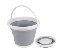 РЫЖИЙ КОТ Ведро складное круглое RFB10, 10 литров (003918)