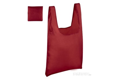 РЫЖИЙ КОТ Сумка складная 37*55см Basic бордовая (104369)