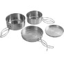 ECOS Набор посуды походный CampS12 из нержавеющей стали (4 предмета) 106941