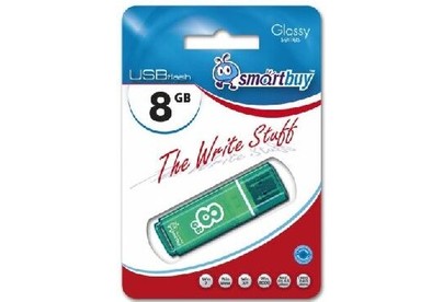 SMARTBUY (SB8GBGSG) 8GB GLOSSY SERIES GREEN