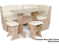 БИТЕЛ ОРХИДЕЯ ЛЮКС Дуб Сонома/Крем (кремовый)