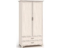 МЕБЕЛЬКОМПЛЕКС Мирелла Шкаф 2х створчатый Бодега Светлая/Патина
