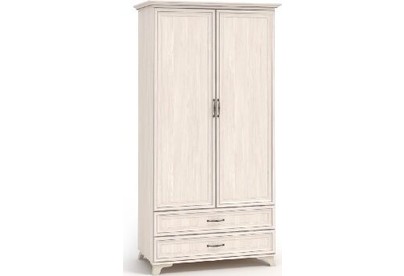 МЕБЕЛЬКОМПЛЕКС Мирелла Шкаф 2х створчатый Бодега Светлая/Патина