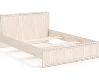 МЕБЕЛЬКОМПЛЕКС Мирелла Каркас кровати 1400 мм под независимый ортопед Бодега Светлая/Патина