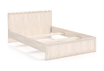 МЕБЕЛЬКОМПЛЕКС Мирелла Каркас кровати 1400 мм под независимый ортопед Бодега Светлая/Патина