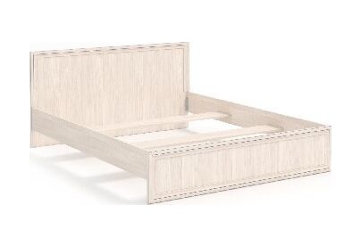 МЕБЕЛЬКОМПЛЕКС Мирелла Каркас кровати 1600 мм под независимый ортопед Бодега Светлая/Патина