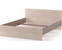 МЕБЕЛЬКОМПЛЕКС Оптима Кровать 1,6 без основания Шимо темный/Шимо светлый