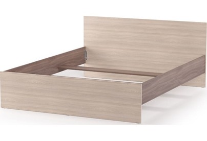 МЕБЕЛЬКОМПЛЕКС Оптима Кровать 1,6 без основания Шимо темный/Шимо светлый