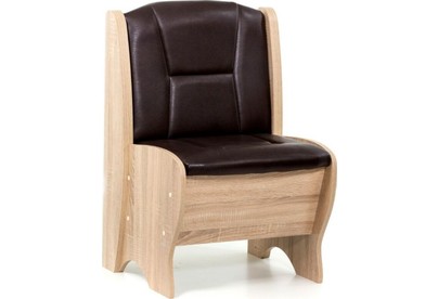 БИТЕЛ ЛОТОС СКАМЬЯ 550 ОДНОТОН (ДУБ СОНОМА, Борнео умбер)