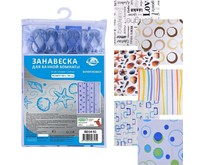 MULTIDOM Занавес д/ван. винил 180x180 см BD3453