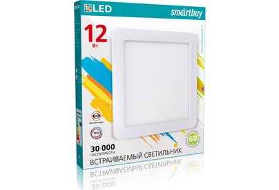 SMARTBUY (SBLDLSq1265K) 12w/6500K