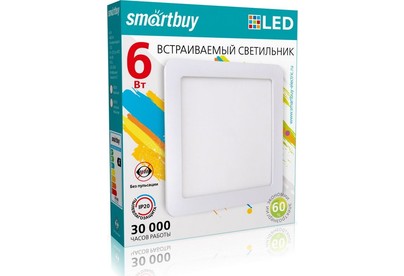 SMARTBUY (SBLDLSq64K) 6w/4000K