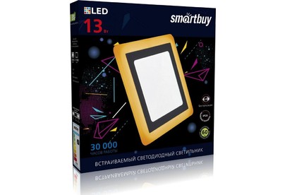 SMARTBUY (SBLSqDLB1365KO) 13w/6500K+O