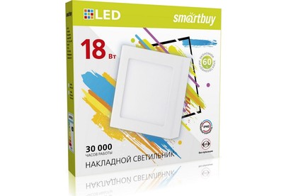SMARTBUY (SBLSqSDL1865K) 18w/6500K