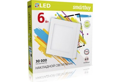 SMARTBUY (SBLSqSDL665K) 6w/6500K