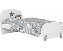 POLINI Кровать детская Polini kids Mirum 1910, белый (2кор)