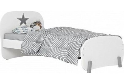 POLINI Кровать детская Polini kids Mirum 1910, белый (2кор)
