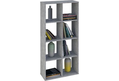 POLINI Стеллаж Polini Home Smart Кубический 8 секции, бетон (1кор)