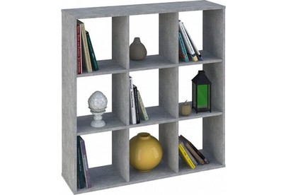 POLINI Стеллаж Polini Home Smart Кубический 9 секции, бетон (1кор)