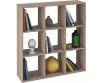 POLINI Стеллаж Polini Home Smart Кубический 9 секции, дуб (1кор)