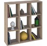 POLINI Стеллаж Polini Home Smart Кубический 9 секции, дуб (1кор)