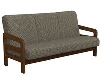 ЭЛЕГИЯ ВЕГА34 Диван (SCANDINAVIA BROWN WOOD,SCANDINAVIA BROWN WOOD,Орех (Лак)) Категория 1 (2 кор.)