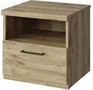 АНРЭКС DOORSET Тумба прикроватная 1SN. Цвет ДУБ НАВАРРА (1 уп)