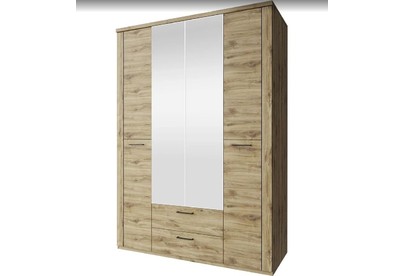 АНРЭКС DOORSET Шкаф 4DG2S Z. Цвет ДУБ НАВАРРА (6 уп)