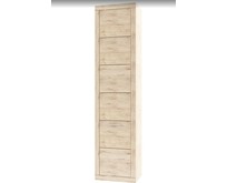 АНРЭКС OSKAR Шкаф 1DM, цвет дуб Санремо (3 уп)