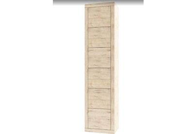 АНРЭКС OSKAR Шкаф 1DM, цвет дуб Санремо (3 уп)