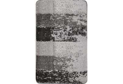 САНАКС 02217 Коврик в ванную SILVER одинарный чёрная ЗЕБРА 50х80 см 100% полиэстер