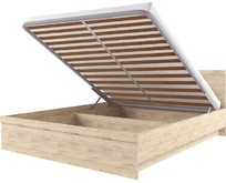 АНРЭКС OSKAR Кровать 140, цвет дуб Санремо