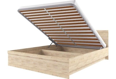 АНРЭКС OSKAR Кровать 140, цвет дуб Санремо