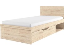 АНРЭКС OSKAR Кровать 90, цвет дуб Санремо (3 уп)