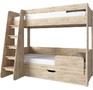 АНРЭКС OSKAR Кровать двухъярусная, цвет дуб Санремо (5 уп)