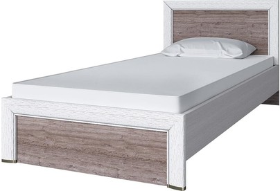 АНРЭКС OLIVIA Кровать 90, цвет вудлайн крем/дуб анкона