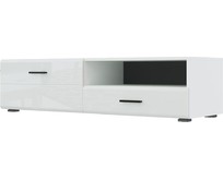 НКМЕБЕЛЬ GLOSS тумба для ТВ140 Белый/Белый глянец 71373138 (1 кор.)