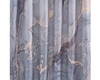 САНАКС 0193 Штора с рисунком, серые разводы, в ванную комнату, без колец  полиэстэр, 180 х 180 см