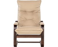 LESET Оливер Креслотрансформер орех текстура ткань V18 бежевый