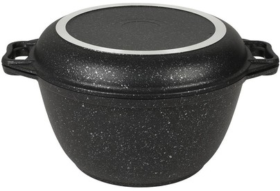 KUKMARA Кмт34а а/пр литой 3,0л кр/сковорода Темный мрамор