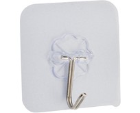 САНАКС 5851 Крючок одинарный на прозрачном самоклеящемся основании