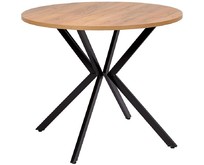 POLINI Стол обеденный Home Istanbul дуб крафт золотойчерный (1 кор.)